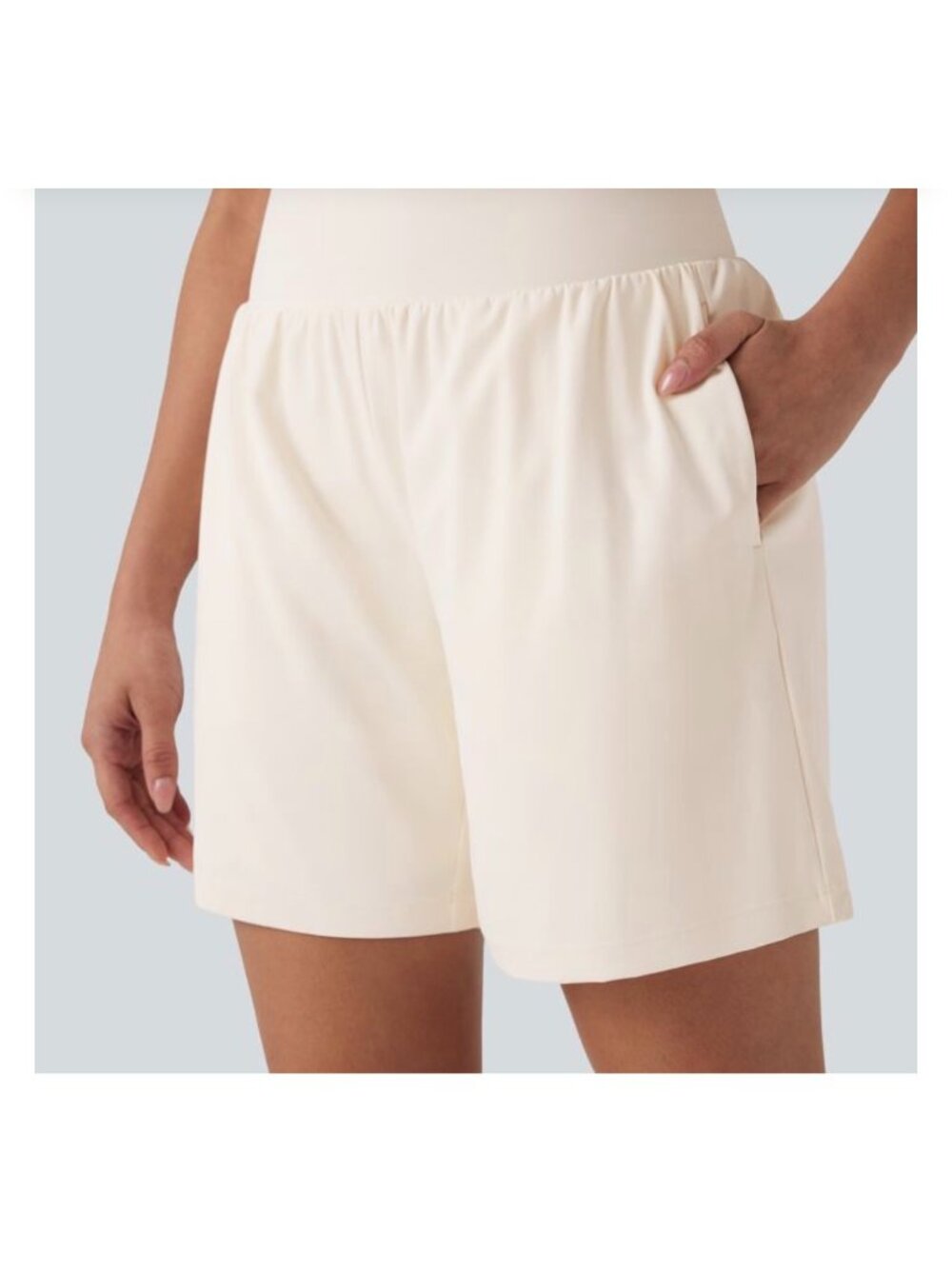 Halara S  SoftlyZipper High-Waisted Shorts With Pockets